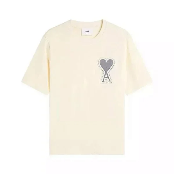 AMI Paris T-Shirts de Coeur logo short-sleeve T-shirt product detail image 5