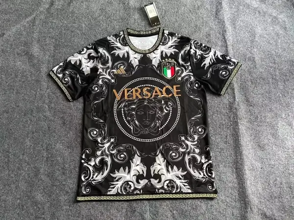 Versace x Italy National Team Medusa Baroque Jersey Black - 1