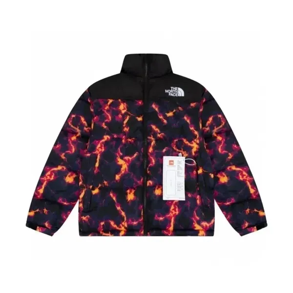 The North Face 1996 Retro Nuptse Lava Print Down Jacket - 1