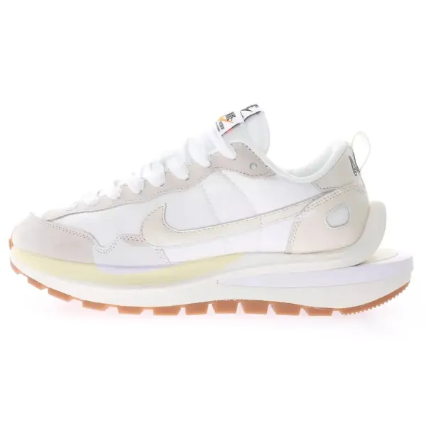 Nike x Sacai VaporWaffle White Beige Sneakers - 1