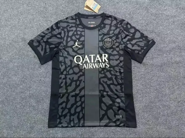 Air Jordan x Paris Saint-Germain Third Jersey Black Camo Jersey - 1