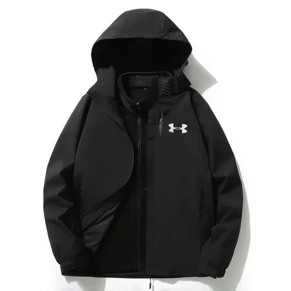 Under Armour Explore Windbreaker Black Jacket - 1