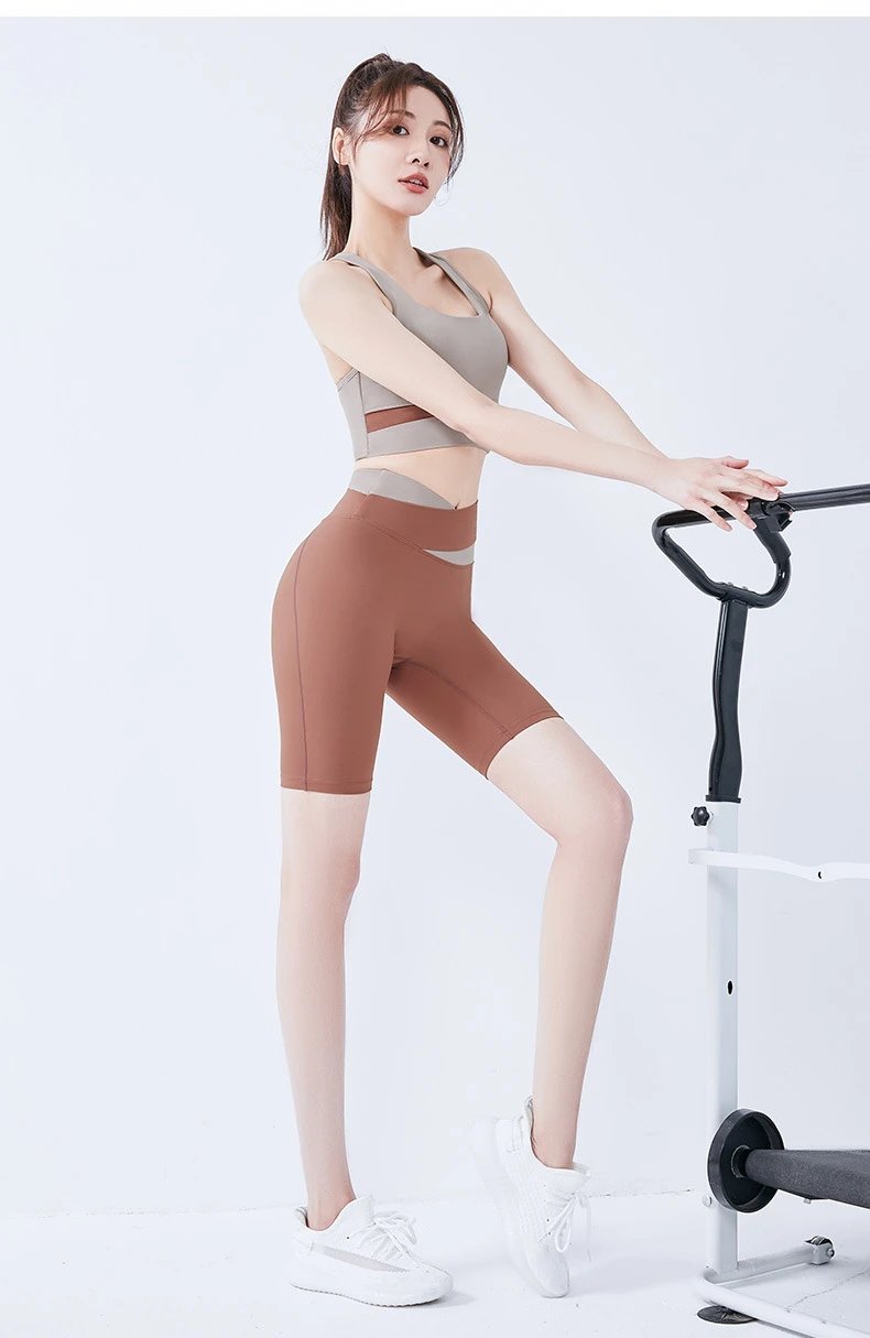 Nike Performance Crop Top in Milk Tea Gray Activewear - 14
