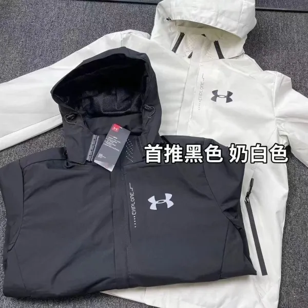 Under Armour Explorers Gray Hooded Softshell Jacket - 5