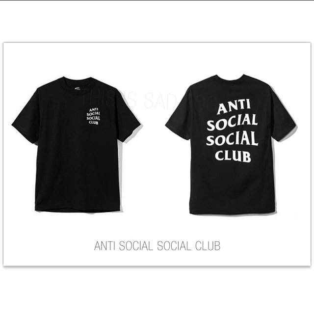 Anti Social Social Club T-shirt Tee: seller detail photo 1