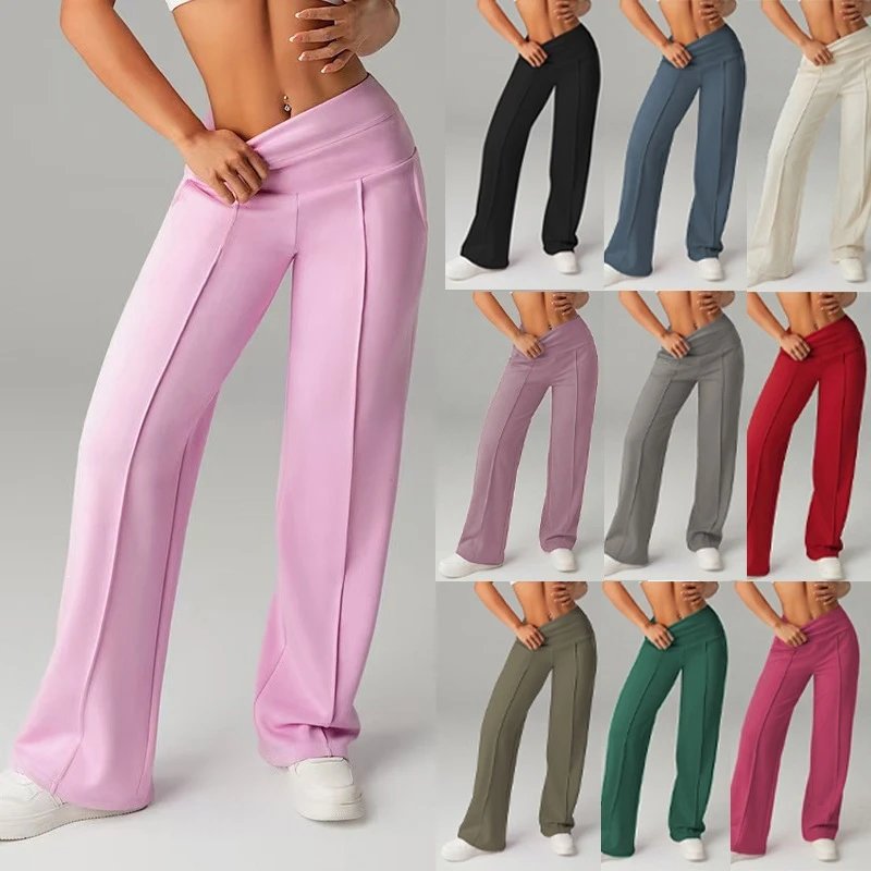 Nox Pleated High-Waist Wide-Leg Pants - 005424