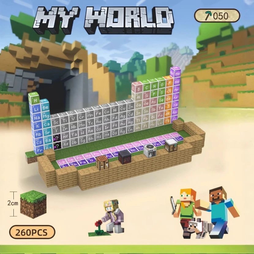 Minecraft My World Periodic Table Building Set - 003480