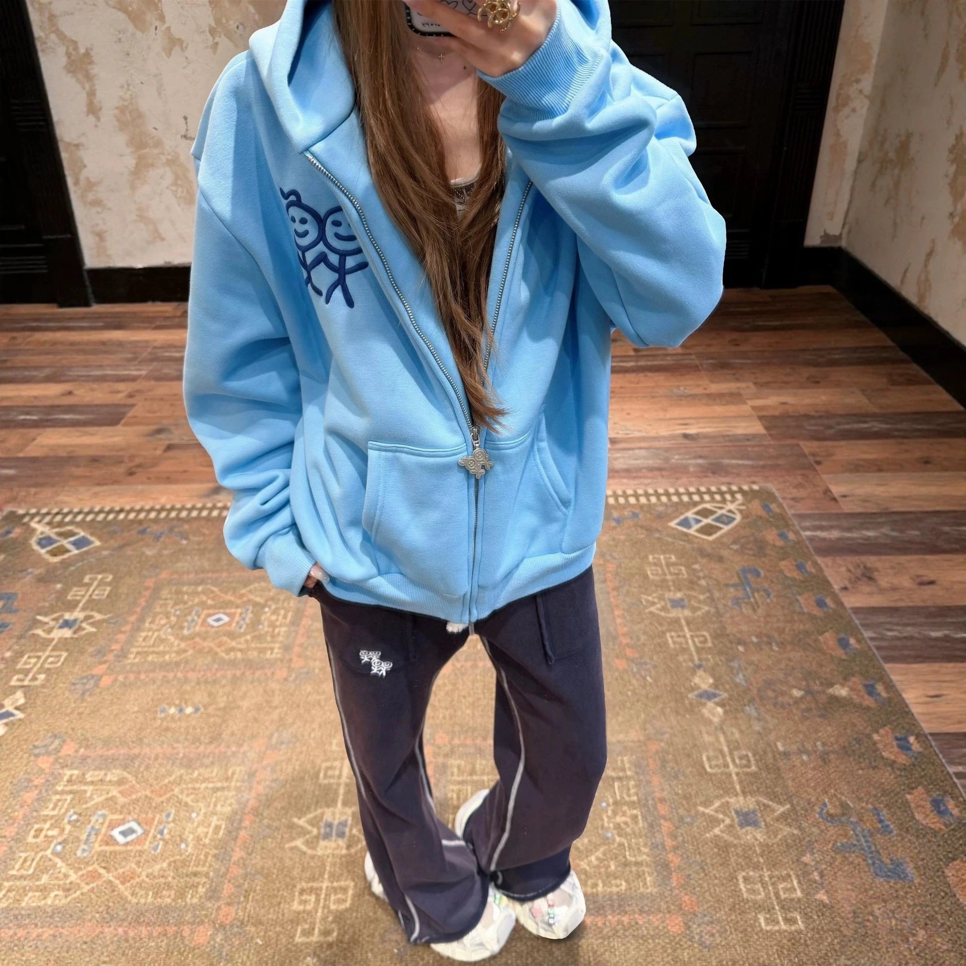 Urban SophisticationZip-Up Hoodie 