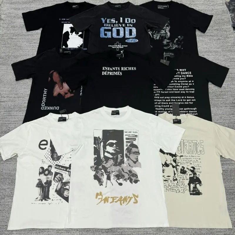 ERD God Graphic Washed T-Shirt - 005445