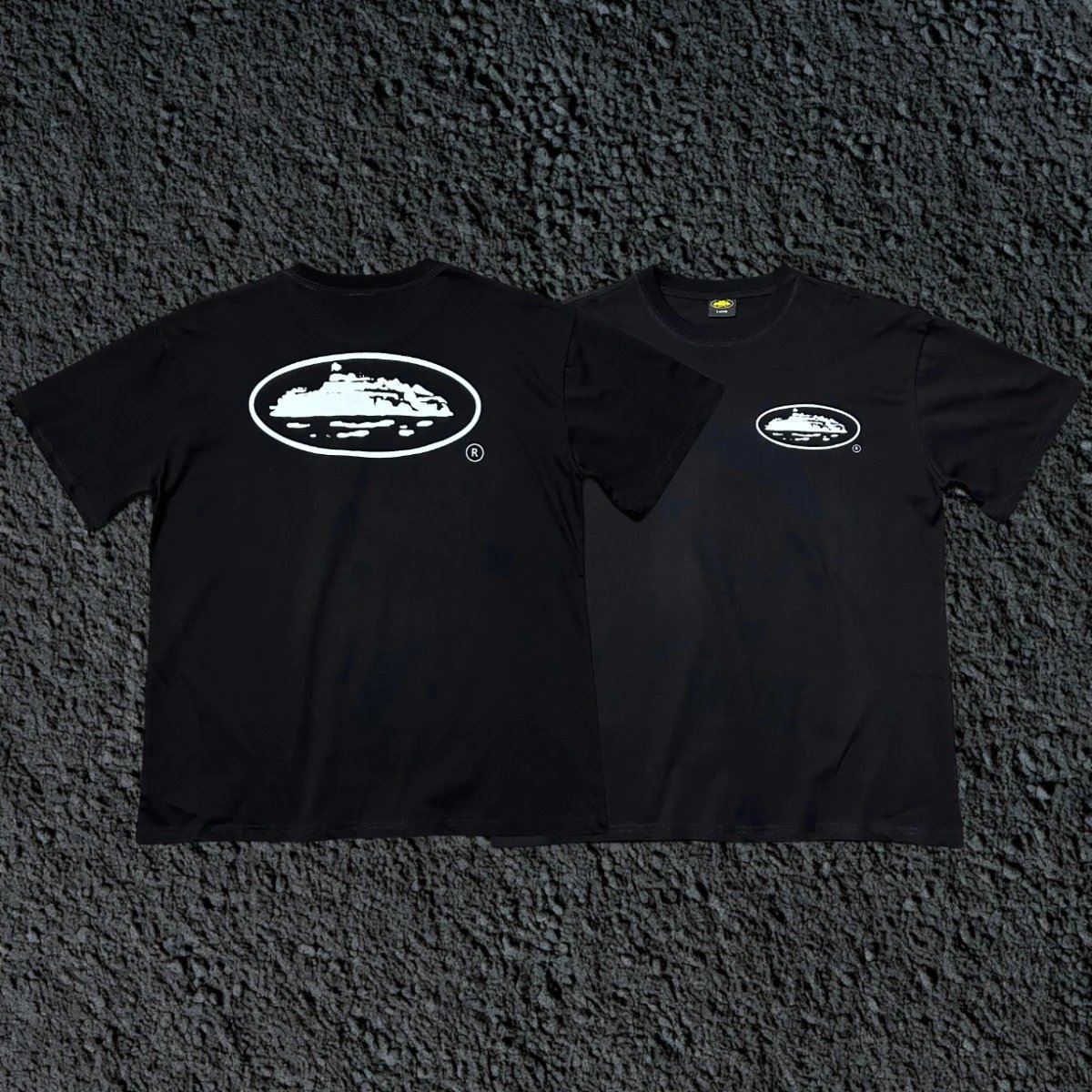 Black front and back labels 3178
