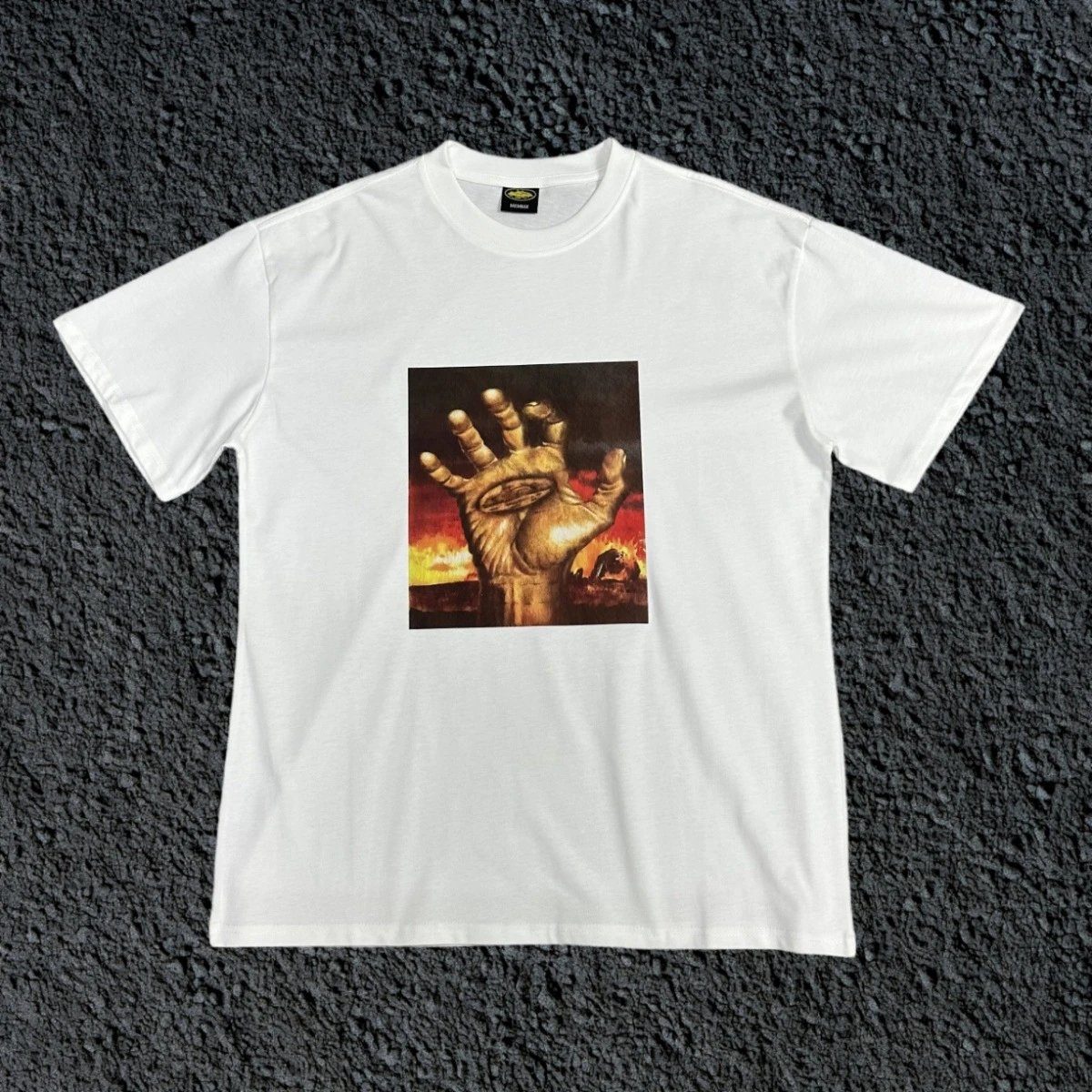 Light gray white palm 3159