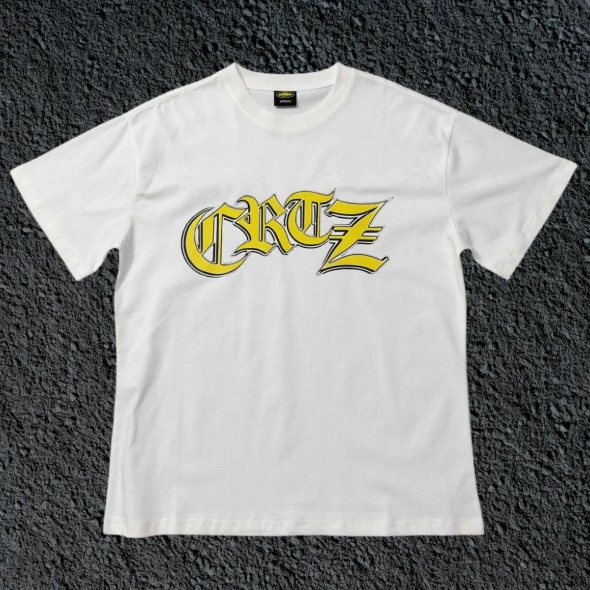 White Letter Print 3201