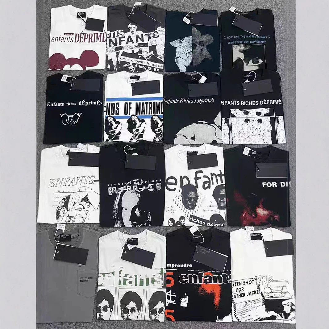 ERD Enfants Riches Deprimes Distressed Graphic T-Shirt - 005449