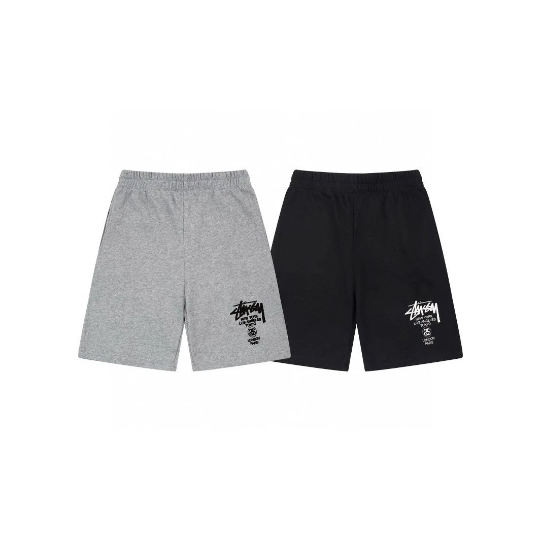 Stussy Dice Tour Graphic Sweat Shorts - 005443