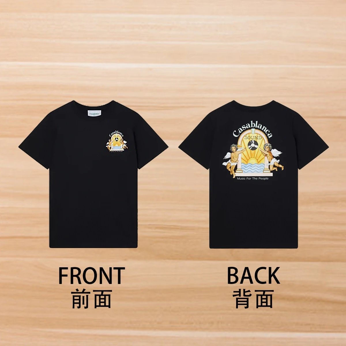 Front and Back-Angel's Gate Black
