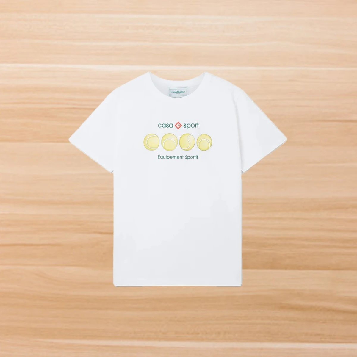 Four tennis balls white