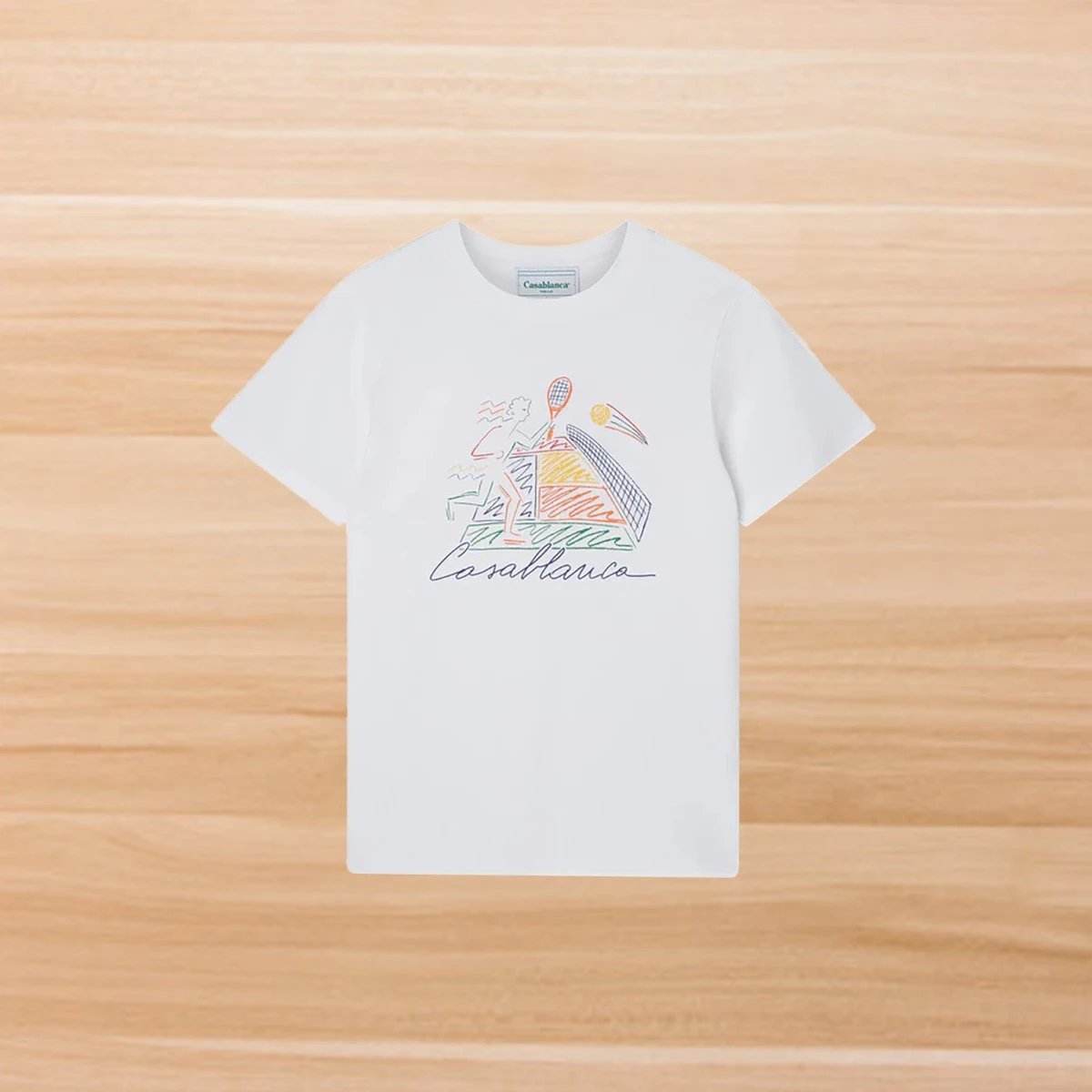 stick figure tennis sport white