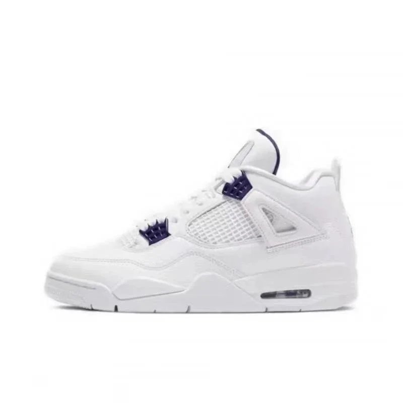 White/Purple Button