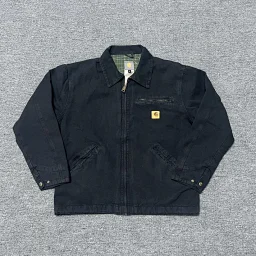 thumbnail for Winter American vintage washed distressed denim cargo jacket couple jacket trendy brand