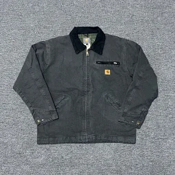 thumbnail for Winter American vintage washed distressed denim cargo jacket couple jacket trendy brand