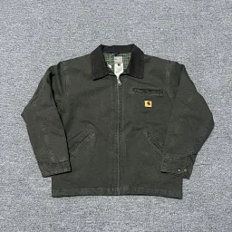 thumbnail for Winter American vintage washed distressed denim cargo jacket couple jacket trendy brand