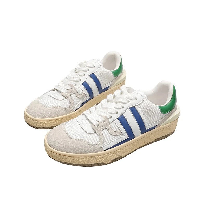 Unbranded Sneakers Low-Top Striped — Green