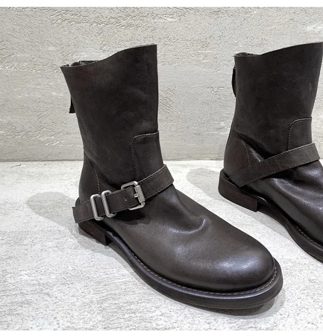 Unbranded Boots Mid-calf buckle-strap product detail image 8