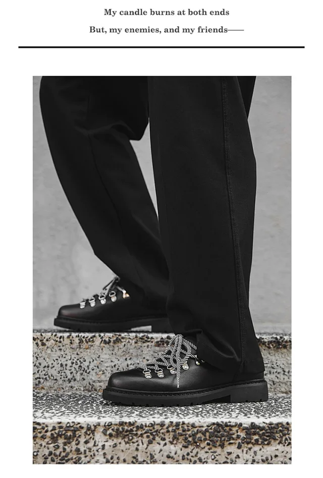 Unbranded Casual Shoes Low-top lace-up with metal eyelets and lug soles product detail image 2