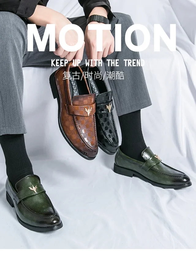 Unbranded Leather Shoes Metal-Bit Loafers product detail image 6