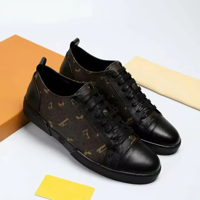 Unbranded Sneakers Low-Top Lace-Up Monogram-Pattern product detail image 12