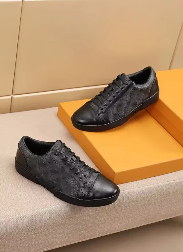 Unbranded Sneakers Low-Top Lace-Up Monogram-Pattern product detail image 6
