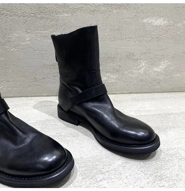Unbranded Boots Mid-calf buckle-strap product detail image 4