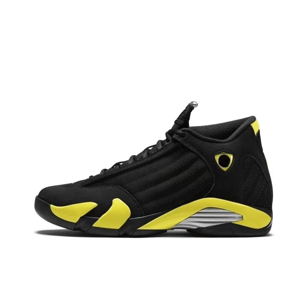 Unbranded Sneakers AJ14 high-top basketball — AJ14-Black and Yellow