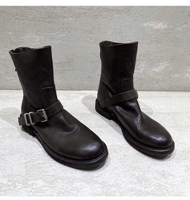 Unbranded Boots Mid-calf buckle-strap product detail image 6