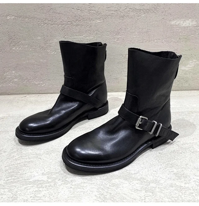 Unbranded Boots Mid-calf buckle-strap product detail image 3