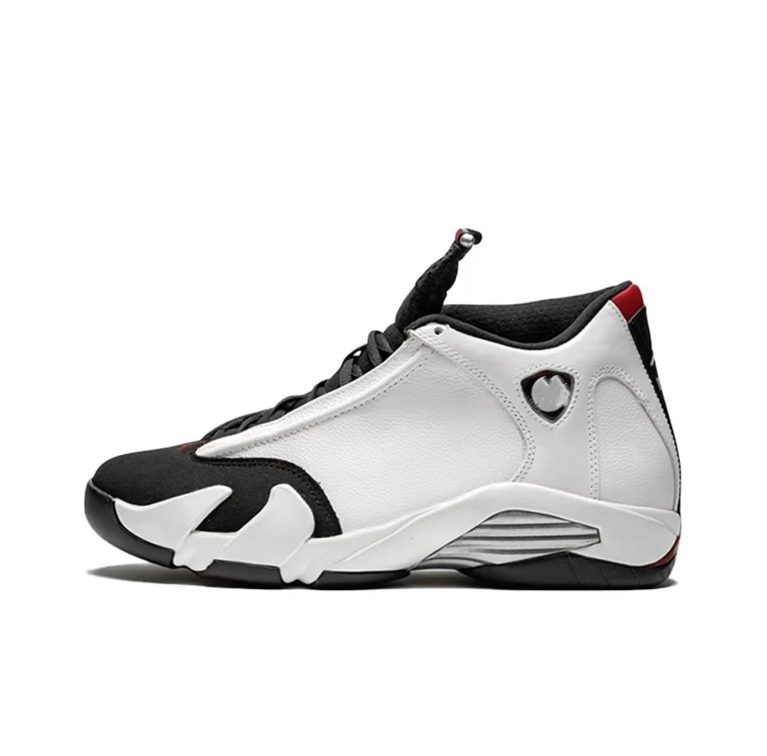 Unbranded Sneakers AJ14 high-top basketball — AJ14 – White and Black
