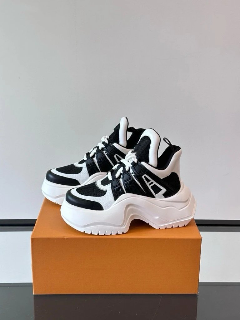 Unbranded Sneakers Chunky platform lace-up — Black with white