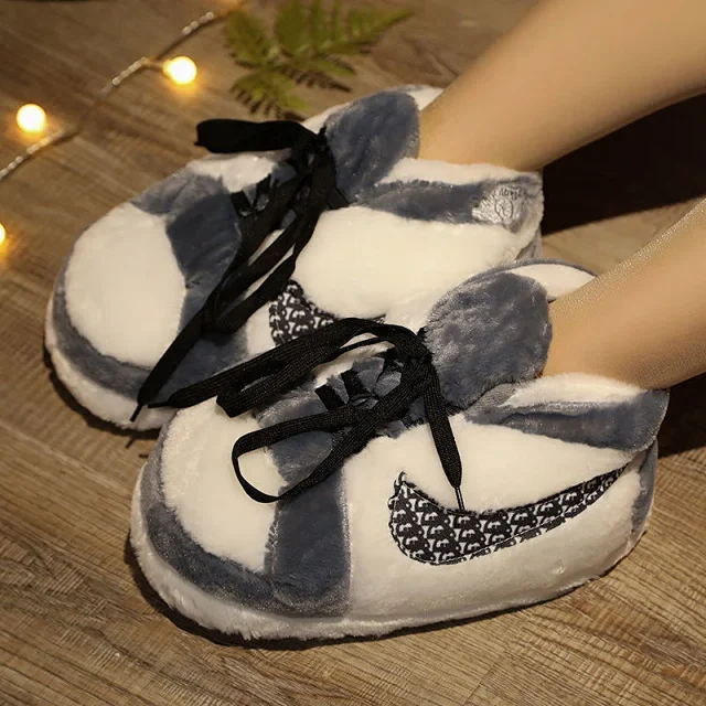 Unbranded Casual Shoes Lace-Up Knit with Ribbed Sole product detail image 4