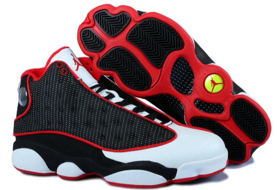 Unbranded Sneakers AJ 13 — AJ 13 White, black, and red