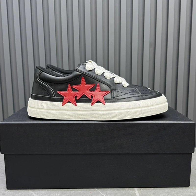 Unbranded Sneakers Low-Top Triple-Star Leopard Print image 4