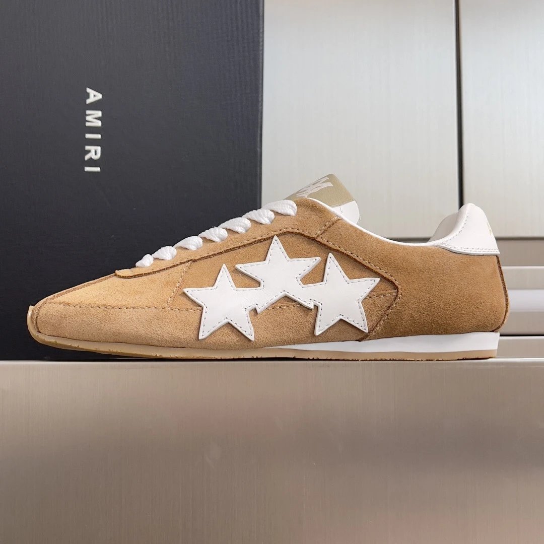 AMIRI Sneakers Triple-Star Low-Top — Apricot color