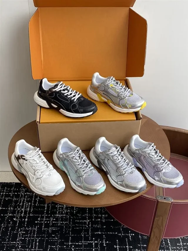 Unbranded Sneakers Mesh panel chunky product detail image 1