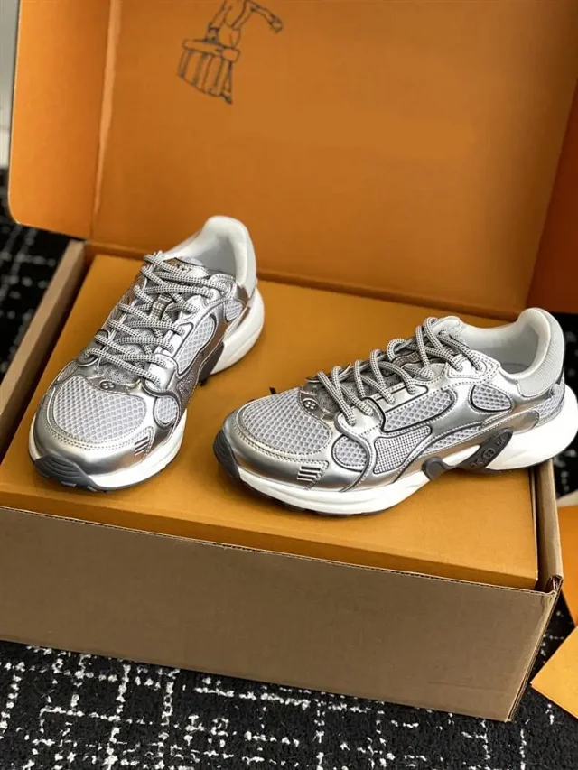 Unbranded Sneakers Mesh panel chunky product detail image 5