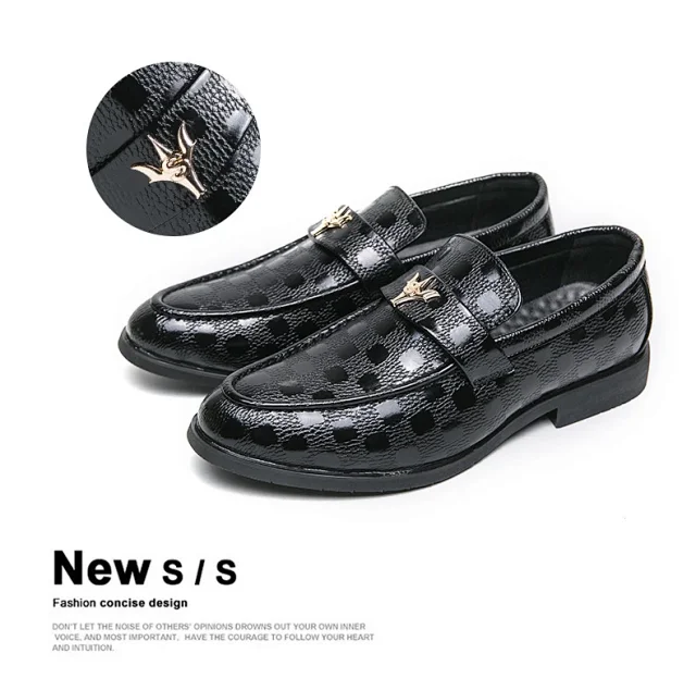 Unbranded Leather Shoes Metal-Bit Loafers product detail image 8