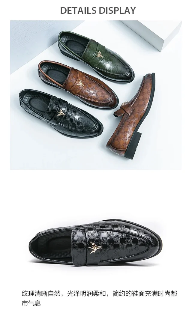 Unbranded Leather Shoes Metal-Bit Loafers product detail image 7