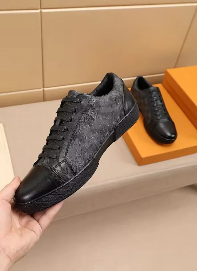 Unbranded Sneakers Low-Top Lace-Up Monogram-Pattern product detail image 8