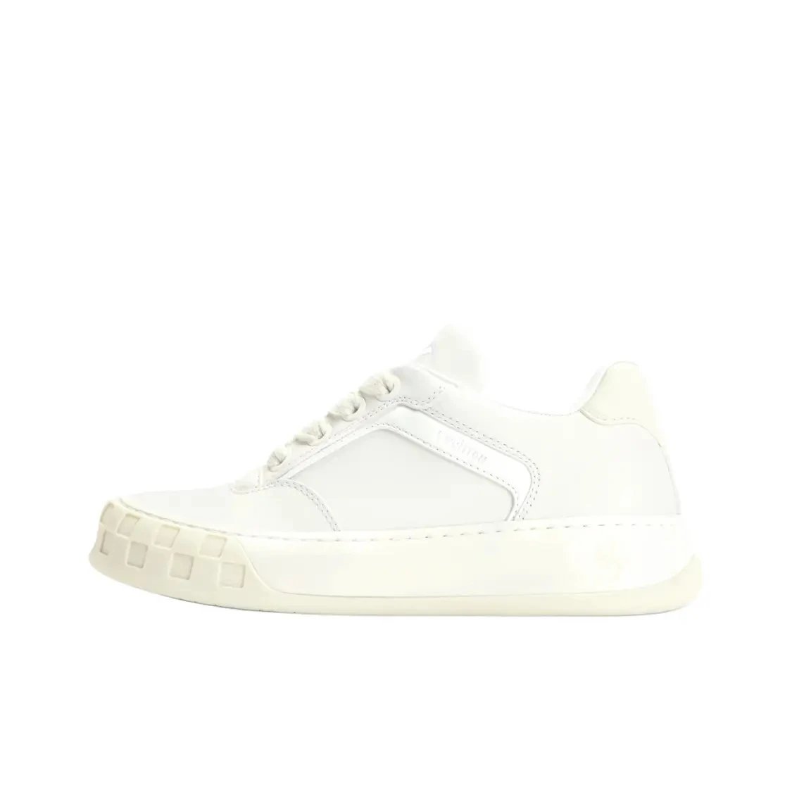 Polo Ralph Lauren Sneakers Low-Top Lace-Up with Contrast Side Stripe and Gum Toe Bumper — white