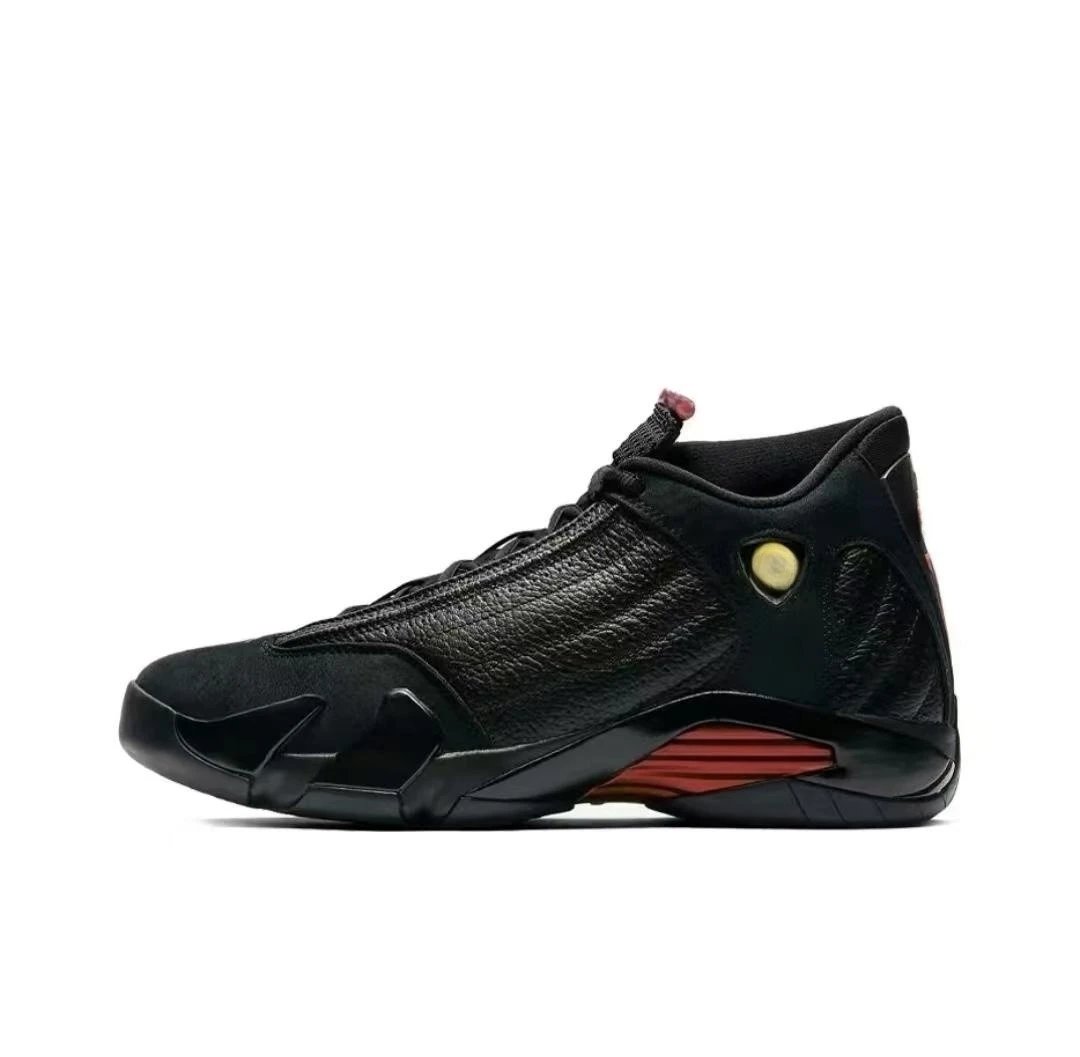Unbranded Sneakers AJ14 high-top basketball — AJ14-Black and Red
