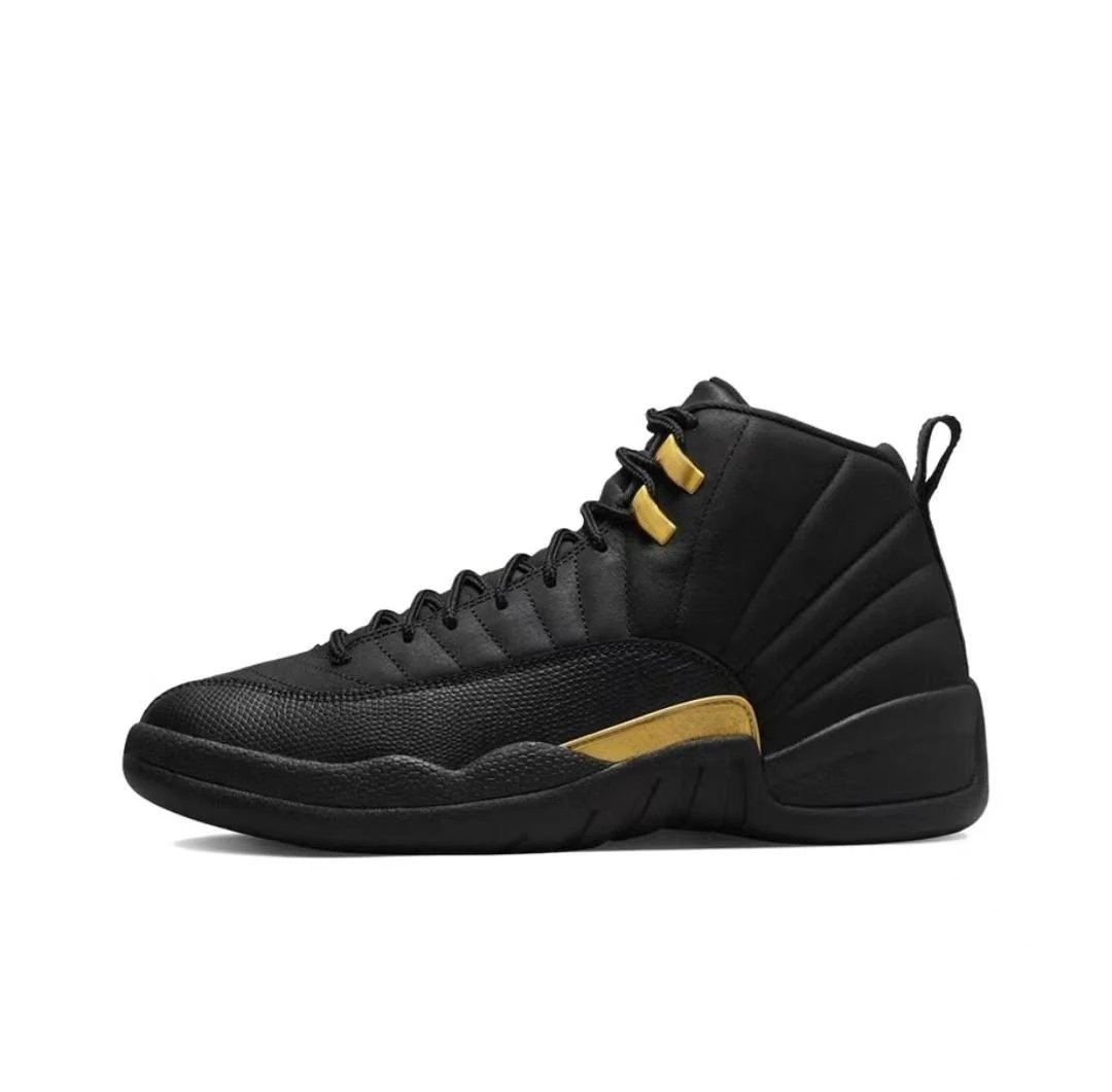 Unbranded Sneakers AJ12 High-Top Basketball — AJ12 – Black Gold
