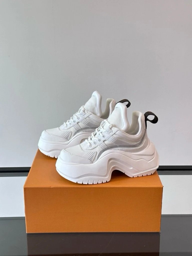 Unbranded Sneakers Chunky platform lace-up — white